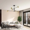 Lampa wisząca Snow 6 złota 6xGU10