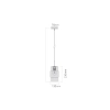Lampa wisząca Miele dymna 1xE27