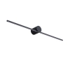 Kinkiet Modern Slim 60 cm czarny LED 3000K