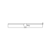 Kinkiet Modern Slim 60 cm złoty LED 3000K
