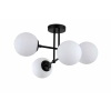 Lampa wisząca Roma 4 czarna 4xE14