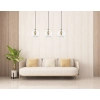Lampa wisząca Arette złota 3xE27