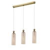 Lampa wisząca Piega 3 amber 3xE14