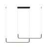 Lampa wisząca Malawi czarna Tuya Smart LED CCT
