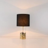 Lampa stołowa Sunflower czarno - transparentna 1xE27