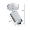 Reflektor Belize chrom IP44 1xGU10