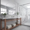 Lampa wisząca Mirror biała LED 3000K