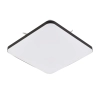 Plafon kwadratowy Babilon 38 cm czarny LED 4000K