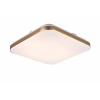 Plafon kwadratowy Babilon 38 cm złoty LED 4000K