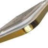 Plafon kwadratowy Babilon 38 cm złoty LED 4000K