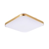 Plafon kwadratowy Babilon 33 cm złoty LED 4000K