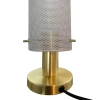 Lampa biurkowa Tirana biała 1xE27