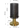 Lampa biurkowa Tirana czarna 1xE27