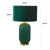 Lampa stołowa Tamiza zielona 1xE27