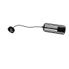 Lampa wisząca Sintra czarna 1xGU10