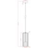 Lampa wisząca Sintra czarna 1xGU10