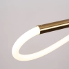 Lampa wisząca Meleca S złota LED 4000K