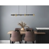 Lampa wisząca Snow 6 złoto - czarna 6xGU10
