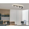 Zestaw reflektorów plafon Parma czarny 4xGU10 plus LED