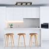 Zestaw reflektorów plafon Parma czarny 4xGU10 plus LED