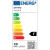 Zestaw reflektorów plafon Parma czarny 4xGU10 plus LED