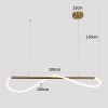 Lampa wisząca Meleca S czarna LED 4000K
