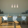Lampa wisząca Zara transparentna 1xE14