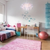Lampa wisząca Farfalla różowa 1xE27