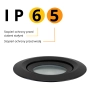 Ruchome oczko podtynkowe Lagos czarne IP65 1xGU10