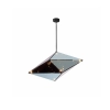 Lampa wisząca Konstelacja pozioma dymna czarna 7xG9