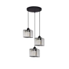 Lampa wisząca Galactico czarna 3xE27