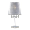 Lampa stołowa Mona srebrna 1xE14