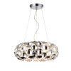 Lampa wisząca Ferrara srebrna 3xE14