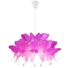 Lampa wisząca Farfalla ciemny róż 1xE27