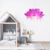 Lampa wisząca Farfalla ciemny róż 1xE27