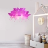 Lampa wisząca Farfalla ciemny róż 1xE27
