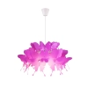 Lampa wisząca Farfalla ciemny róż 1xE27