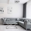 Plafon Monza srebrny 2xE14