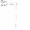 Lampa wisząca Solin 1 czarna 1xE27