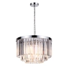 Lampa wisząca Vetro 5 srebrna 5xE14
