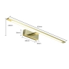 Kinkiet Isla złoty 62cm IP44 LED CCT