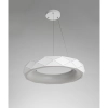 Lampa wisząca Reus biała LED 4000K