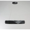 Lampa wisząca Reus czarna LED 4000K