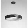 Lampa wisząca Reus czarna LED 4000K