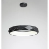 Lampa wisząca Reus czarna LED 4000K