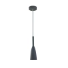 Lampa wisząca Solin 1 szara 1xE27