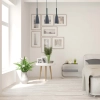Lampa wisząca Solin 3 szara 3xE27
