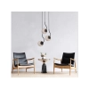 Lampa wisząca Hook czarna 3xE27