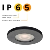 Oczko podtynkowe Lagos czarne IP65 1xGU10