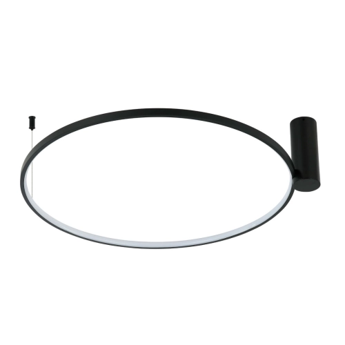 Plafon Ring L czarny LED CCT